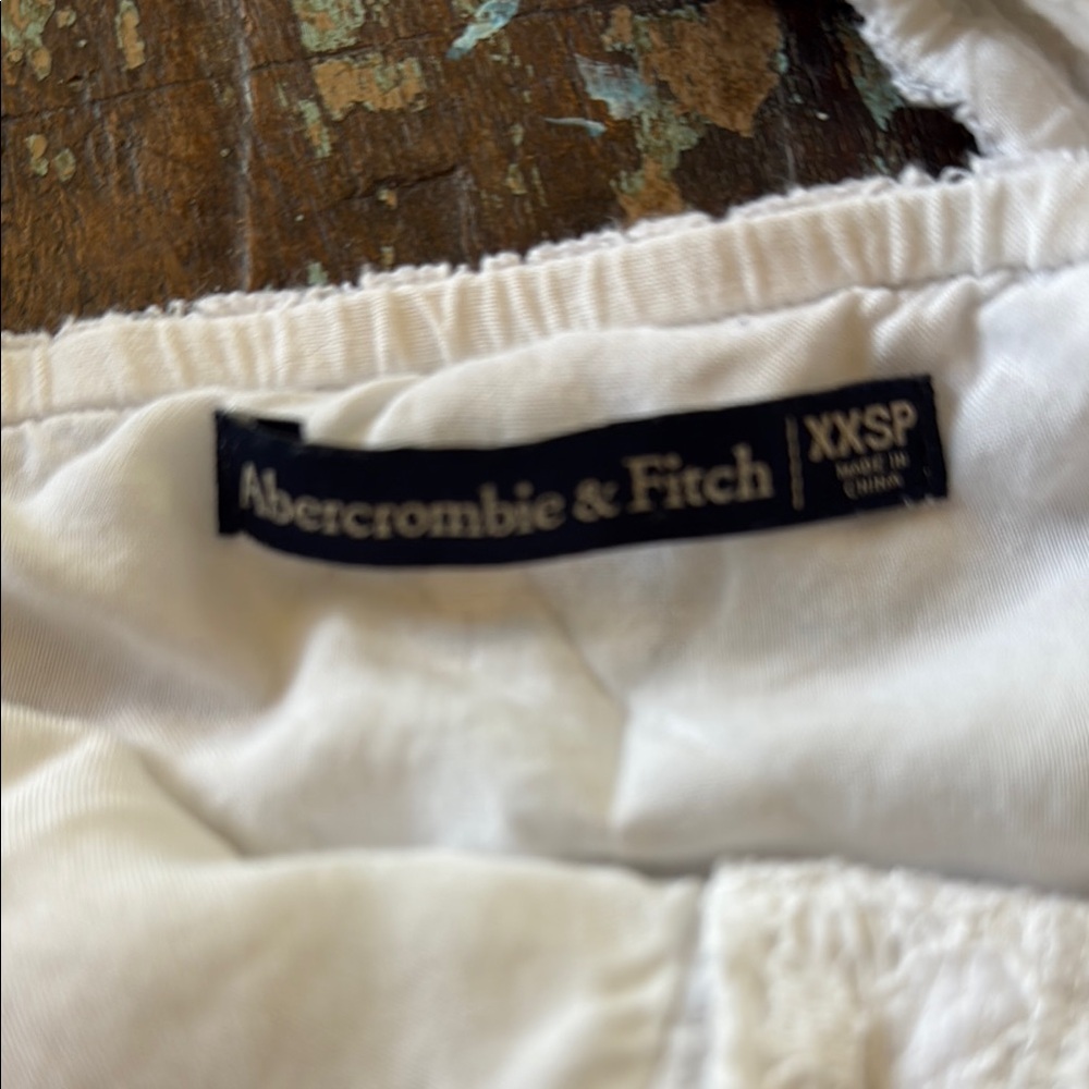 Abercrombie & Fitch White Lace Dress XXSP - Picture 2 of 2